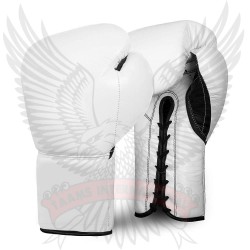 Personalized Your Own Lace Up Premium Quality Boxing Gloves 