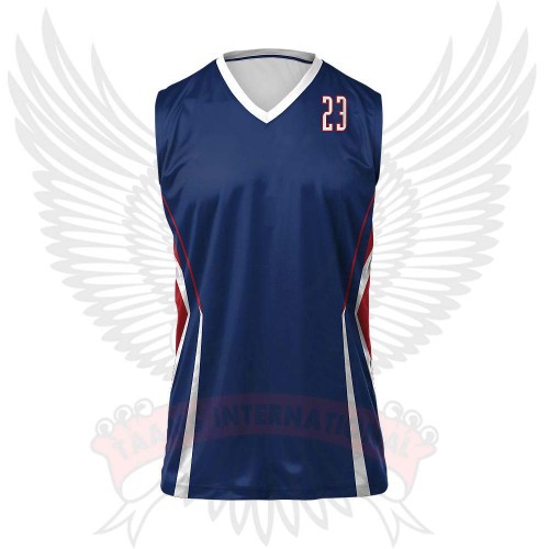 Wholesale Sublimation Volleyball Jersey Custom Made Men's Sleeveless Volleyball Jersey Manufacturer
